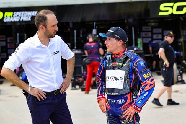 20.06.2026 WROCLAW (POLAND) - STADION OLIMPIJSKI, ZUZEL (SPEEDWAY), INDYWIDUALNE MISTRZOSTWA SWIATA (FIM SPEEDWAY World Championship, WM, Weltmeisterschaft GRAND PRIX 2026) - DEWALT FIM SPEEDWAY GRAND PRIX OF POLAND - WROCLAW KWALIFIKACJE NZ MATEUSZ KEDZIERSKI I ANDRZEJ LEBIEDIEW FOTO PAWEL WILCZYNSKI CYFRASPORT NEWSPIX.PL --- newspix.pl POLAND OUT! 