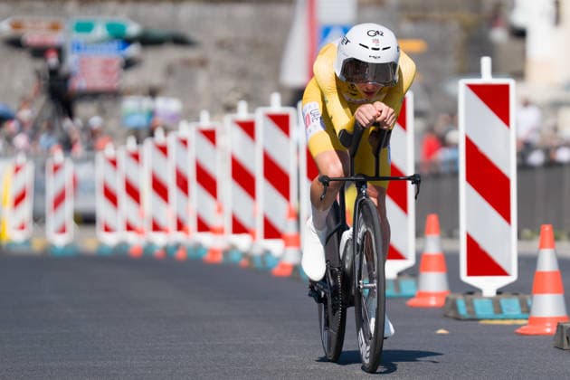 AARBURG, SWITZERLAND - JUNE 20: Tadej Pogacar of Slovenia and UAE Team Emirates - XRG in action during the 89th Tour de Suisse 2026 on June 20, 2026 in Aarburg, Switzerland. *** AARBURG, SWITZERLAND, JUNE 20 — Tadej Pogacar of Slovenia and UAE Team Emirates XRG in action during the 89th Tour de Suisse 2026 on June 20, 2026, in Aarburg, Switzerland,detected_source_language Copyright: xJustPictures.ch PascalxvonxBürenx jp-en-EuSpIm-Pavo_Fotografie-09178