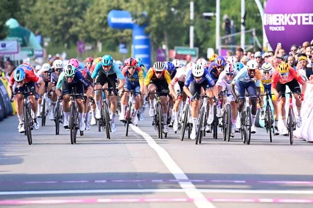 Baloise Belgium Tour 2026 Stage 4 AARSCHOT, BELGIUM - JUNE 20 : Kooij Olav (NED) of Decathlon CMA CGM Team in action during stage 4 of the 95th edition of Baloise Tour of Belgium an UCI ProSeries 2.Pro cycling road race stage for Men Elite of 183.5 km with start in Begijnendijk and finish in Aarschot on June 20, 2026 in Aarschot, Belgium, 20 06 2026 ( Motordriver Stephan Boone - Aarschot Belgium  Copyright: xTomasxSiskx