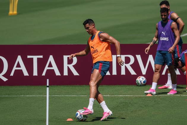 FIFA World Cup, WM, Weltmeisterschaft, Fussball 2026 - Portugal training Portugal s national soccer player Cristiano Ronaldo attends a training session of the team, in Palm Beach, Florida, USA, 20 June 2026. Palm Beach Florida United States  Copyright: xMIGUELxA.xLOPESx