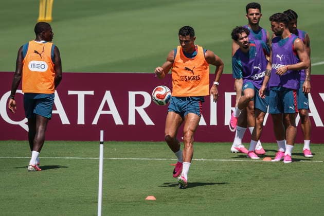 FIFA World Cup, WM, Weltmeisterschaft, Fussball 2026 - Portugal training Portugal s national soccer player Cristiano Ronaldo attends a training session of the team, in Palm Beach, Florida, USA, 20 June 2026. Palm Beach Florida United States  Copyright: xMIGUELxA.xLOPESx