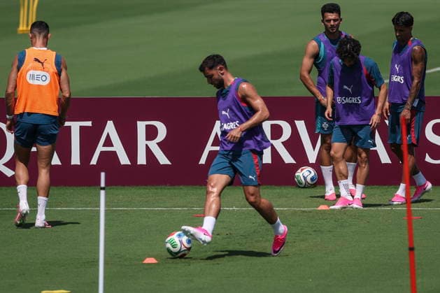 FIFA World Cup, WM, Weltmeisterschaft, Fussball 2026 - Portugal training Portugal s national soccer player Bruno Fernandes attends a training session of the team, in Palm Beach, Florida, USA, 20 June 2026. Palm Beach Florida United States  Copyright: xMIGUELxA.xLOPESx