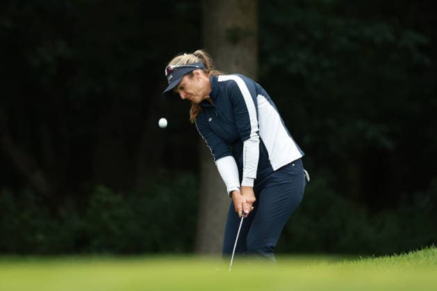 Meijer LPGA, Golf Damen Classic BELMONT, MICHIGAN - JUNE 20: Celine Herbin of France plays her putt on the 7th green during the third round of the Meijer LPGA Classic for Simply Give golf tournament at Blythefield Country Club in Belmont, MI, USA Saturday, June 20, 2026. Belmont Michigan United States  Copyright: xJorgexLemusx originalFilename:lemus-meijerlp260620_npueu.jpg