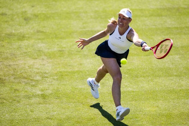 BAD HOMBURG, GERMANY - JUNE 20: Angelique Kerber (GER) during The Final Serve - Angelique Kerber (GER) vs Ana Ivanovic (SRB) at the Bad Homburg Open powered by Solarwatt at Kurpark Bad Homburg on June 20, 2026 in Bad Homburg, Germany. Hessen Germany Copyright: xSteffiexWunderlx
