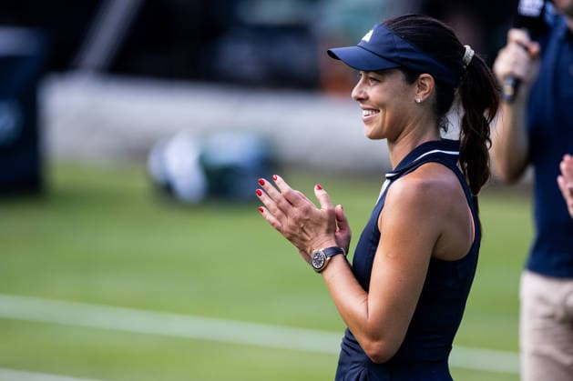 BAD HOMBURG, GERMANY - JUNE 20: Ana Ivanovic (SRB) applauds during The Final Serve - Angelique Kerber (GER) vs Ana Ivanovic (SRB) at the Bad Homburg Open powered by Solarwatt at Kurpark Bad Homburg on June 20, 2026 in Bad Homburg, Germany. Hessen Germany Copyright: xSteffiexWunderlx