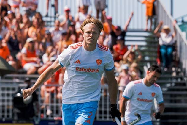 ROTTERDAM, 20-06-2026, HC Rotterdam, FIH Hockey Pro League Men, Netherlands - Germany , Season 2025-2026. Picture shows Netherlands player Jip Jansen Netherands - Germany (2nd Match)  x204500904x Copyright: