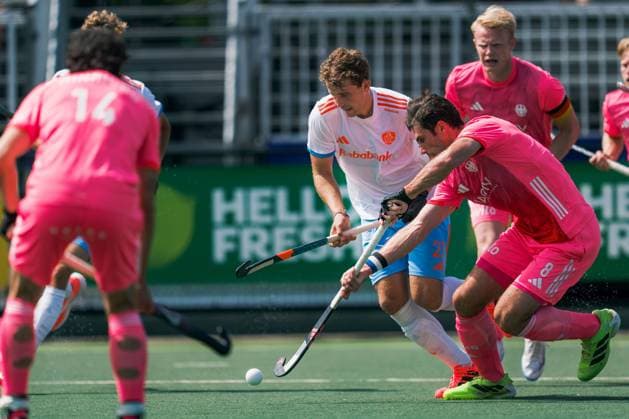ROTTERDAM, 20-06-2026, HC Rotterdam, FIH Hockey Pro League Men, Netherlands - Germany , Season 2025-2026. Picture shows Netherlands player Guus Jansen Netherands - Germany (2nd Match)  x204500913x Copyright: