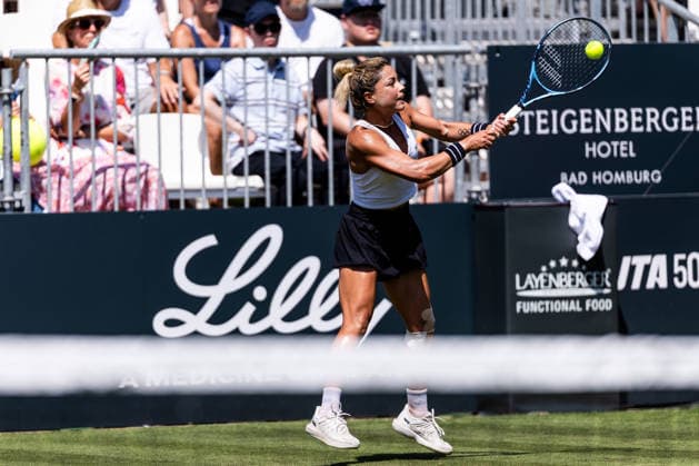 BAD HOMBURG, GERMANY - JUNE 20: Renata Zarazua (MEX) during the Bad Homburg Open powered by Solarwatt Singles match between Renata Zarazua (MEX) vs Mariella Thamm (GER) at Kurpark Bad Homburg on June 20, 2026 in Bad Homburg, Germany. Hessen Germany Copyright: xSteffiexWunderlx