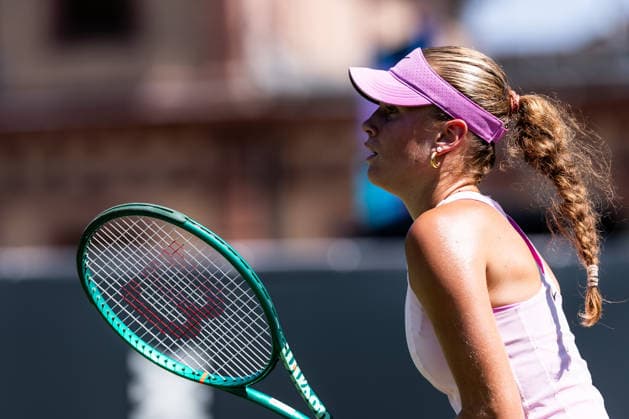 BAD HOMBURG, GERMANY - JUNE 20: Mariella Thamm (GER) during the Bad Homburg Open powered by Solarwatt Singles match between Renata Zarazua (MEX) vs Mariella Thamm (GER) at Kurpark Bad Homburg on June 20, 2026 in Bad Homburg, Germany. Hessen Germany Copyright: xSteffiexWunderlx