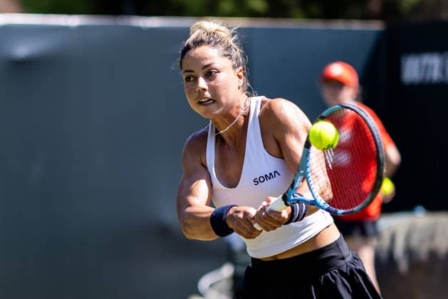 BAD HOMBURG, GERMANY - JUNE 20: Renata Zarazua (MEX) during the Bad Homburg Open powered by Solarwatt Singles match between Renata Zarazua (MEX) vs Mariella Thamm (GER) at Kurpark Bad Homburg on June 20, 2026 in Bad Homburg, Germany. Hessen Germany Copyright: xSteffiexWunderlx