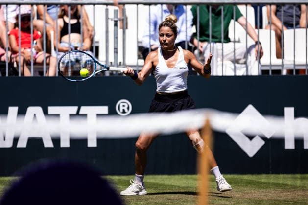 BAD HOMBURG, GERMANY - JUNE 20: Renata Zarazua (MEX) during the Bad Homburg Open powered by Solarwatt Singles match between Renata Zarazua (MEX) vs Mariella Thamm (GER) at Kurpark Bad Homburg on June 20, 2026 in Bad Homburg, Germany. Hessen Germany Copyright: xSteffiexWunderlx