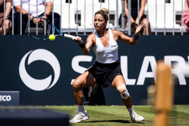 BAD HOMBURG, GERMANY - JUNE 20: Renata Zarazua (MEX) during the Bad Homburg Open powered by Solarwatt Singles match between Renata Zarazua (MEX) vs Mariella Thamm (GER) at Kurpark Bad Homburg on June 20, 2026 in Bad Homburg, Germany. Hessen Germany Copyright: xSteffiexWunderlx