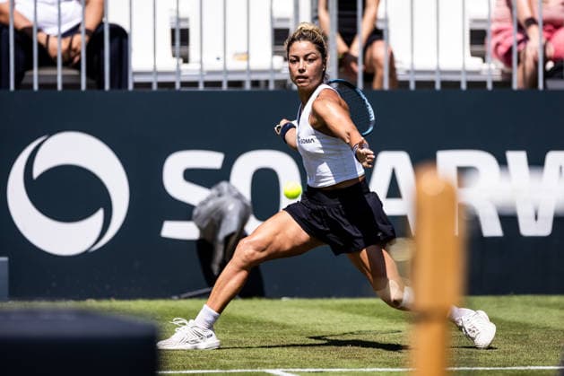 BAD HOMBURG, GERMANY - JUNE 20: Renata Zarazua (MEX) during the Bad Homburg Open powered by Solarwatt Singles match between Renata Zarazua (MEX) vs Mariella Thamm (GER) at Kurpark Bad Homburg on June 20, 2026 in Bad Homburg, Germany. Hessen Germany Copyright: xSteffiexWunderlx