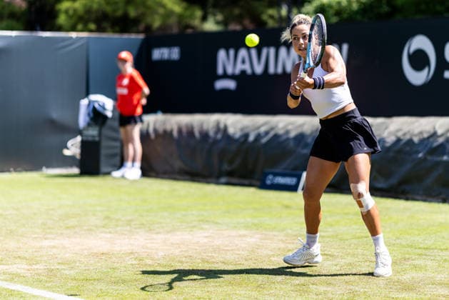 BAD HOMBURG, GERMANY - JUNE 20: Renata Zarazua (MEX) during the Bad Homburg Open powered by Solarwatt Singles match between Renata Zarazua (MEX) vs Mariella Thamm (GER) at Kurpark Bad Homburg on June 20, 2026 in Bad Homburg, Germany. Hessen Germany Copyright: xSteffiexWunderlx