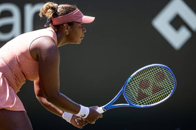 BAD HOMBURG, GERMANY - JUNE 20: Taylor Townsend (USA) during the Bad Homburg Open powered by Solarwatt Singles match between Martina Trevisan (ITA) vs Taylor Townsend (USA) at Kurpark Bad Homburg on June 20, 2026 in Bad Homburg, Germany. Hessen Germany Copyright: xSteffiexWunderlx