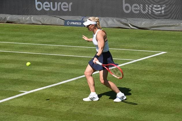 20.06.2026 xhpx Bad Homburg, Kurpark Tennisturnier der Kategorie WTA, Tennis Damen 500 der WTA Tour Bad Homburg Open 2026 Abschiedsmatch Angelique Kerber gegen Freundin Ana Ivanovic Bild zeigt: Angelique Kerber *** June 20, 2026 xhpx Bad Homburg, Kurpark WTA 500-category tennis tournament on the WTA Tour