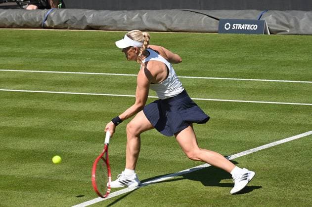 20.06.2026 xhpx Bad Homburg, Kurpark Tennisturnier der Kategorie WTA, Tennis Damen 500 der WTA Tour Bad Homburg Open 2026 Abschiedsmatch Angelique Kerber gegen Freundin Ana Ivanovic Bild zeigt: Angelique Kerber *** June 20, 2026 xhpx Bad Homburg, Kurpark WTA 500-category tennis tournament on the WTA Tour