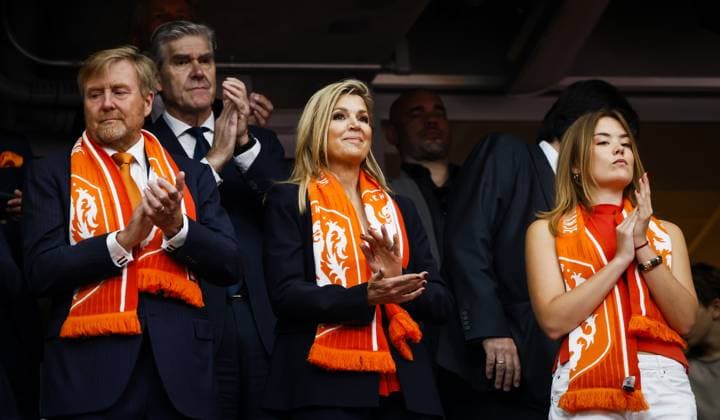 HOUSTON - (lr) King Willem-Alexander, Queen Maxima and Princess Ariane in the stands during the FIFA 2026 World Cup Group F match between the Netherlands and Sweden at Houston Stadium on June 20, 2026 in Houston, United States. KOEN VAN WEEL ANP FIFA World Cup, WM, Weltmeisterschaft, Fussball 2026 group stage 2026 xVIxANPxSportx xxANPxIVx 561521552 originalFilename: 561521552.jpg