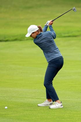 Meijer LPGA, Golf Damen Classic by Simply Give Belmont, MI - JUNE 20: Morgane Metraux of Switzerland hits from the 8th fairway during the third round of the Meijer LPGA Classic by Simply Give at Blythefield Country Club on June 20, 2026 in Belmont, Michigan. Belmont Michigan United States  Copyright: xAmyxLemusx originalFilename:lemus-meijerlp260620_np7Q3.jpg