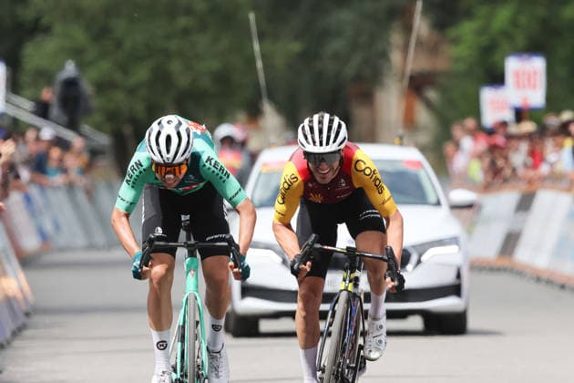 20-06-2026 La Route D occitanie; Tappa 03 Loures Barousse - Loudenvielle; 2026, Kern Pharma; 2026, Cofidis; Ruiz, Ibon; Izaguirre, Jon; Loudenvielle; 