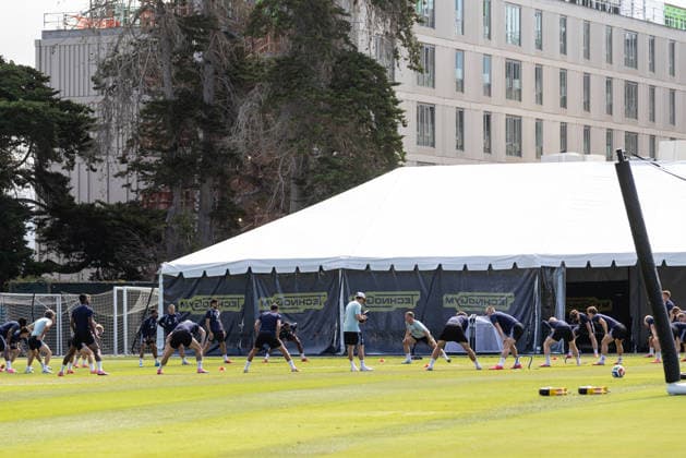 SOCCER - FIFA World Cup, WM, Weltmeisterschaft, Fussball 2026, preview SANTA BARBARA,CALIFORNIA,USA,20.JUN.26 - SOCCER - FIFA World Cup 2026, USA, Mexico, Canada, preview, Oesterreichischer Fussball-Bund, training team AUT. Image shows the team of AUT.  GEPAxpictures xArminxRauthner