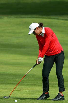 Meijer LPGA, Golf Damen Classic by Simply Give Belmont, MI - JUNE 20: Paula Reto of South Africa hits from the 8th fairway during the third round of the Meijer LPGA Classic by Simply Give at Blythefield Country Club on June 20, 2026 in Belmont, Michigan. Belmont Michigan United States  Copyright: xAmyxLemusx originalFilename:lemus-meijerlp260620_npqGf.jpg