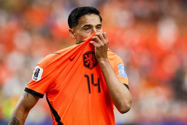 HOUSTON - Tijjani Reijnders of the Netherlands during the FIFA World Cup, WM, Weltmeisterschaft, Fussball 2026 Group F match between the Netherlands and Sweden at Houston Stadium on June 20, 2026, in Houston, United States. KOEN VAN WEEL ANP FIFA World Cup 2026 group stage 2026 xVIxANPxSportx xxANPxIVx 561522228 originalFilename: 561522228.jpg