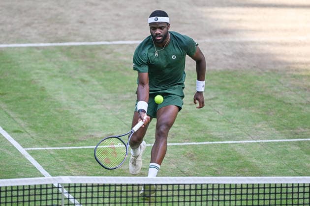 Frances TIAFOE (USA) 20.06.2026 ¢ Tennis ¢ TERRA WORTMANN OPEN ¢ ATP, Tennis Herren 500, heristo-arena-Halle (Westfalen), TERRA WORTMANN OPEN, NRW Germany *** Frances TIAFOE USA June 20, 2026 ¢ Tennis ¢ TERRA WORTMANN OPEN ¢ ATP 500, heristo arena Halle Westfalen, TERRA WORTMANN OPEN, North Rhine-Westphalia, Germany,detected_source_language Copyright: xpepphotox xPeterxEppingerx pep00321, pep_20260620_hm_377974