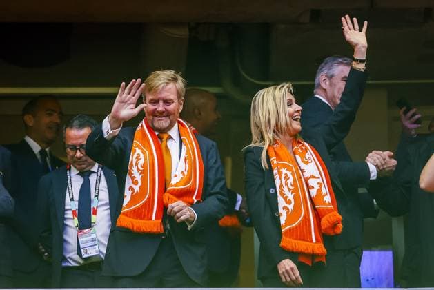 HOUSTON, 20-06-2026, Houston Stadium, Match between The Netherlands and Sweden. Picture shows king Willem Alexander , queen Maxima Netherlands - Sweden (World Cup 2026)  x204502490x Copyright: