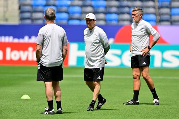 Belgian national football team - FIFA World Cup, WM, Weltmeisterschaft, Fussball 2026 - media activities 20 06 2026 LOS ANGELES, UNITED STATES OF AMERICA - JUNE 20 : Garcia Rudi head coach of Belgium pictured during a training session at Carson Sports Park prior to the Belgium vs Iran match during the 2026 FIFA World Cup on June 20, 2026 in Los Angeles, United States of America, 20 06 2026 Los Angeles United States of America  Copyright: xJanxDexMeuleneirx
