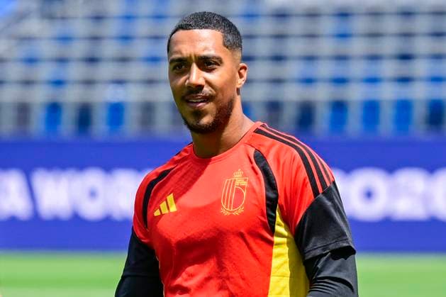 Belgian national football team - FIFA World Cup, WM, Weltmeisterschaft, Fussball 2026 - media activities 20 06 2026 LOS ANGELES, UNITED STATES OF AMERICA - JUNE 20 : Tielemans Youri midfielder of Belgium pictured during a training session at Carson Sports Park prior to the Belgium vs Iran match during the 2026 FIFA World Cup on June 20, 2026 in Los Angeles, United States of America, 20 06 2026 Los Angeles United States of America  Copyright: xJanxDexMeuleneirx