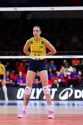 China V Brazil - Volleyball Nations League 2026 Ankara Stage Luzia da Silva Nezzo ( 11) participates in the FIVB Volleyball Nations League (VNL) match between China and Brazil at the Ankara Arena in Ankara, Turkey, on June 20, 2026. Ankara Turkey  Copyright: xÃ‡aÄülarxOskayx originalFilename:oskay-chinavbr260620_npg8o.jpg