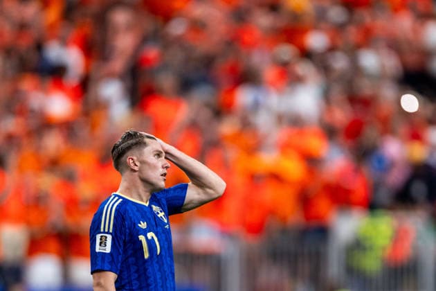 260620 Viktor Gyökeres of Sweden looks dejected after the FIFA World Cup, WM, Weltmeisterschaft, Fussball 2026 football match between Netherlands and Sweden on June 20, 2026 in Houston. Photo: Ludvig Thunman BILDBYRAN kod LT PA1246 bbeng fotboll football soccer fotball vm fotbolls-vm fotball-vm fotbolls-vm 2026 fifa world cup 2026 sverige sweden sverige a netherlands nederländerna depp *** June 20, 2026  Copyright: LUDVIGxTHUNMAN BB260620LT097