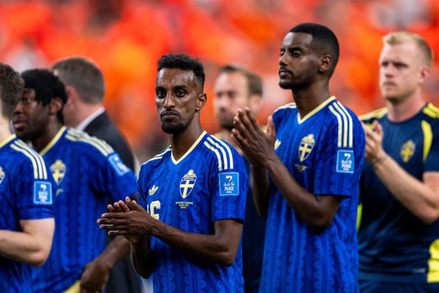 260620 Taha Ali and Alexander Isak of Sweden after the FIFA World Cup, WM, Weltmeisterschaft, Fussball 2026 football match between Netherlands and Sweden on June 20, 2026 in Houston. Photo: Ludvig Thunman BILDBYRAN kod LT PA1246 bbeng fotboll football soccer fotball vm fotbolls-vm fotball-vm fotbolls-vm 2026 fifa world cup 2026 sverige sweden sverige a netherlands nederländerna *** June 20, 2026  Copyright: LUDVIGxTHUNMAN BB260620LT102