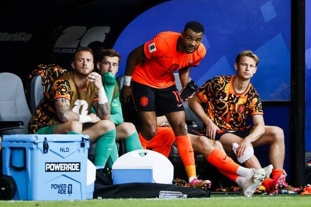 HOUSTON - Cody Gakpo of the Netherlands during the FIFA 2026 Group F match between the Netherlands and Sweden at Houston Stadium on June 20, 2026, in Houston, United States. KOEN VAN WEEL ANP FIFA World Cup, WM, Weltmeisterschaft, Fussball 2026 group stage 2026 xVIxANPxSportx xxANPxIVx 561531758 originalFilename: 561531758.jpg
