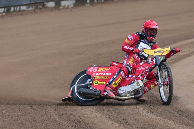 DEWALT FIM Speedway Grand Prix Of Poland - Wroclaw Max Fricke of Australia participates in qualifying ahead of the 2026 DEWALT FIM Speedway GP of Poland at Olympic Stadium in Wroclaw, Poland, on June 20, 2026. Wroclaw Poland  Copyright: xPiotrxZajacx originalFilename:zajac-dewaltfi260620_npgDJ.jpg