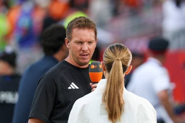 Bundestrainer Julian Nagelsmann (Deutschland) im Interview, Deutschland vs. Elfenbeinkueste, Fussball, FIFA, Weltmeisterschaft 2026, Gruppenphase, 20.06.2026 Toronto Ontario Kanada *** Interview with German National Team Coach Julian Nagelsmann, Germany vs. Ivory Coast, Soccer, FIFA, 2026 World Cup, Group Stage, June 20, 2026, Toronto, Ontario, Canada,detected_source_language Copyright: xkolbert-press ChristianxKolbertx