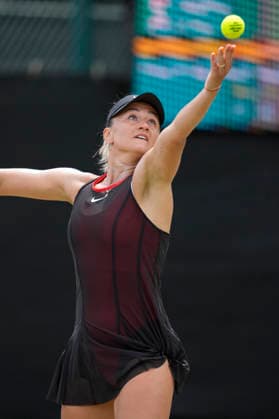 Lexus Nottingham Open - Day Six Iryna Shymanovich competes during the semi-final doubles match at the 2026 Lexus Nottingham Open Women s tennis tournament at the Nottingham Tennis Centre in Nottingham, England, on June 20, 2026. Nottingham Great Britain United Kingdom  Copyright: xOwenxHammondx originalFilename:hammond-2026lexu260620_npC2R.jpg