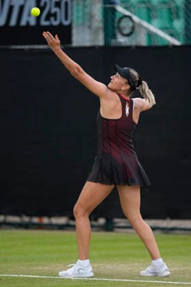 Lexus Nottingham Open - Day Six Iryna Shymanovich competes during the semi-final doubles match at the 2026 Lexus Nottingham Open Women s tennis tournament at the Nottingham Tennis Centre in Nottingham, England, on June 20, 2026. Nottingham Great Britain United Kingdom  Copyright: xOwenxHammondx originalFilename:hammond-2026lexu260620_npPTa.jpg