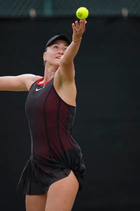 Lexus Nottingham Open - Day Six Iryna Shymanovich competes during the semi-final doubles match at the 2026 Lexus Nottingham Open Women s tennis tournament at the Nottingham Tennis Centre in Nottingham, England, on June 20, 2026. Nottingham Great Britain United Kingdom  Copyright: xOwenxHammondx originalFilename:hammond-2026lexu260620_npquh.jpg