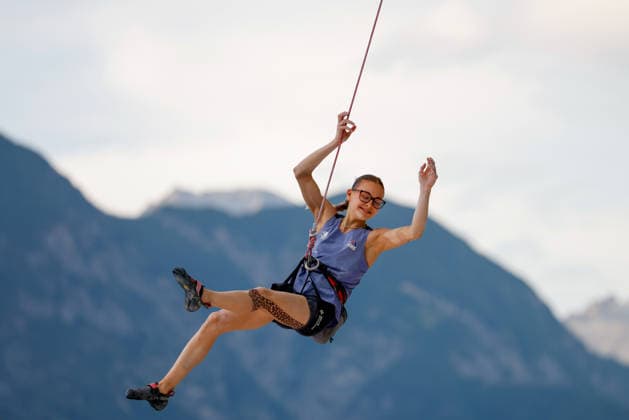 CLIMBING - World Climbing Series INNSBRUCK,AUSTRIA,20.JUN.26 - CLIMBING - World Climbing Series, lead. Image shows Tereza Siruckova (CZE).  GEPAxpictures xMarkoxVulic