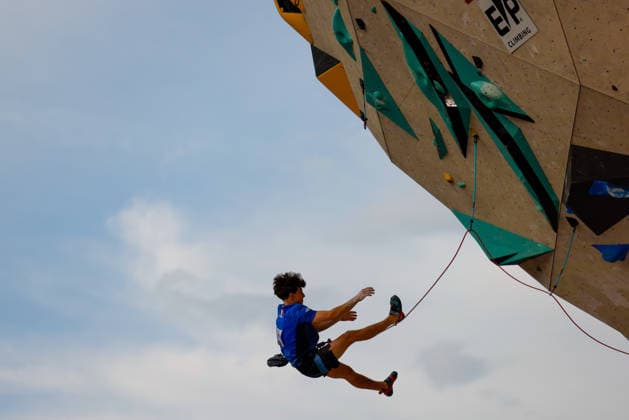 CLIMBING - World Climbing Series INNSBRUCK,AUSTRIA,20.JUN.26 - CLIMBING - World Climbing Series, lead. Image shows Pierre Marzullo (FRA).  GEPAxpictures xMarkoxVulic