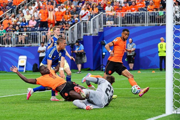 2026.06.20 Houston pilka nozna Mistrzostwa Swiata w USA Meksyk Kanada 2026 Holandia - Szwecja N z bramka gol radosc na 3-0 Cody Gakpo Foto Pawel Andrachiewicz PressFocus 2026.06.20 Houston Football - 2026 FIFA World Cup, WM, Weltmeisterschaft, Fussball in USA Canada Mexico Netherlands - Sweden bramka gol radosc na 3-0 Cody Gakpo Credit: Pawel Andrachiewicz PressFocus NEWSPIX.PL --- newspix.pl POLAND OUT! 