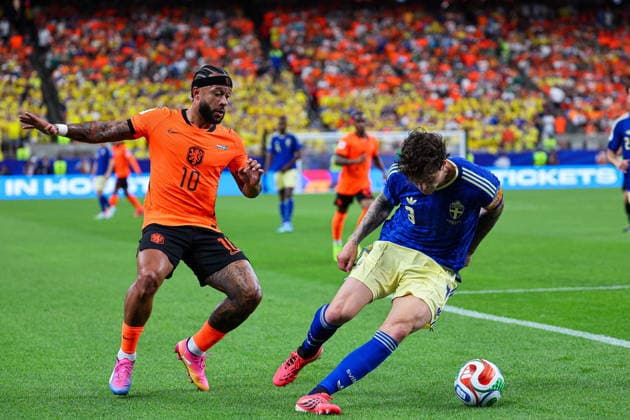 2026.06.20 Houston pilka nozna Mistrzostwa Swiata w USA Meksyk Kanada 2026 Holandia - Szwecja N z Memphis Depay Foto Pawel Andrachiewicz PressFocus 2026.06.20 Houston Football - 2026 FIFA World Cup, WM, Weltmeisterschaft, Fussball in USA Canada Mexico Netherlands - Sweden Memphis Depay Credit: Pawel Andrachiewicz PressFocus NEWSPIX.PL --- newspix.pl POLAND OUT! 
