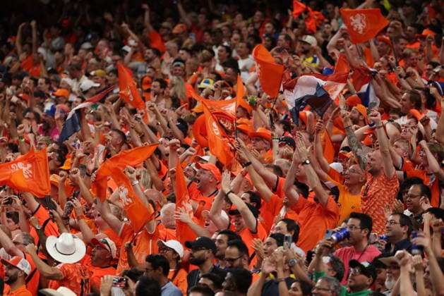 Netherlands v Sweden: Group F - FIFA World Cup, WM, Weltmeisterschaft, Fussball 2026 Netherlands v Sweden: Group F - FIFA World Cup 2026 HOUSTON, TEXAS - JUNE 20: FIFA World Cup 2026 Group F match between Netherlands and Sweden at Houston Stadium on June 20, 2026 in Houston, Texas. (Photo by Samuel Ameyaw Yeboah SAYSPORTS)