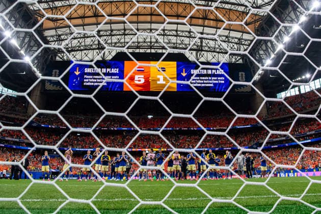 260620 Players of Sweden after the FIFA World Cup, WM, Weltmeisterschaft, Fussball 2026 football match between Netherlands and Sweden on June 20, 2026 in Houston. Photo: Petter Arvidson BILDBYRAN kod PA PA1246 bbeng fotboll football soccer fotball vm fotbolls-vm fotball-vm fotbolls-vm 2026 fifa world cup 2026 sverige sweden sverige a netherlands nederländerna *** June 20, 2026  Copyright: PETTERxARVIDSON BB260620PA277