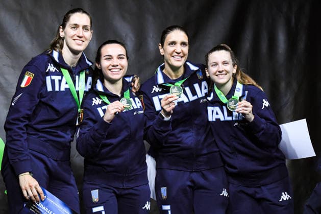 ESCRIME : Championnat d Europe Antony 2026 - 20 06 2026 Team Italie Fleuret Femme AntonyFrance  Copyright: xBaptistexAutissierx