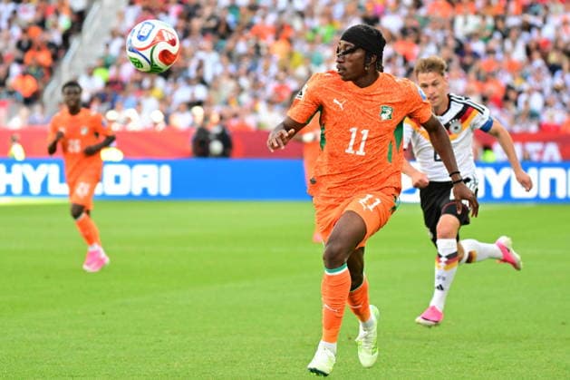 FIFA World Cup, WM, Weltmeisterschaft, Fussball 2026 - Group E - Germany vs Ivory Coast Yan Diomande of Ivory Coast in action during the FIFA World Cup 2026 group stage match Germany against Ivory Coast, in Toronto, Canada, 20 June 2026. TORONTO United States  Copyright: xEDUARDOxLIMAx
