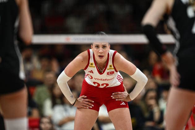Turkiye v Germany - 2026 FIVB Volleyball Nations League ANKARA, TURKIYE - JUNE 20: Ilkin Aydin of Turkiye competes during the 2026 FIVB Volleyball Nations League Phase 2 match between Turkiye and Germany at the Ankara Sports Hall in Ankara, Turkiye on June 20, 2026. Akin Celiktas Anadolu Ankara Turkey. Editorial use only. Please get in touch for any other usage.  Copyright: x2026xAnadoluxAkinxCeliktasx