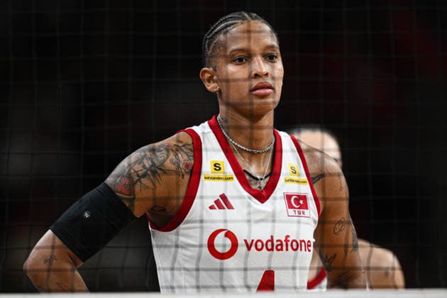 Turkiye v Germany - 2026 FIVB Volleyball Nations League ANKARA, TURKIYE - JUNE 20: Melissa Vargas of Turkiye competes during the 2026 FIVB Volleyball Nations League Phase 2 match between Turkiye and Germany at the Ankara Sports Hall in Ankara, Turkiye on June 20, 2026. Akin Celiktas Anadolu Ankara Turkey. Editorial use only. Please get in touch for any other usage.  Copyright: x2026xAnadoluxAkinxCeliktasx
